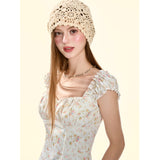 [GirlyFancyClub] French Court Small Floral Satin Top for Women