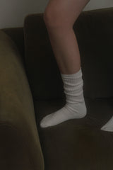Basic cotton socks_white