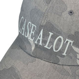 Logo camo ball cap - grey