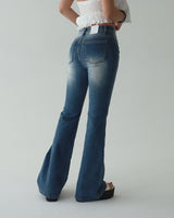 Qwz Pocket Washing Bootcut Jeans