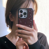 [MADE] little star epoxy bumper case - brown