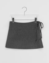 Anka Layered Wrap Skirt Pants