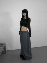 パッチレースクロップトップ (3 color)