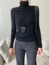 Winter Blend Wool Polar Semi-Slim Fit Long Sleeve Knit Top (5 Colors)