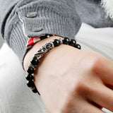 SVB-1011 Geometric Onyx Natural Stone Bracelet