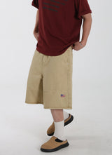 AMERICA PATCH BERMUDA COTTON PANT'S