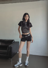 メモリーラグランセミクロップTシャツ