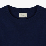Stranger Classic Fit Essential Crewneck Sweater (Navy)