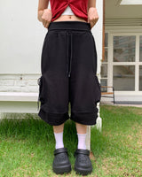 Mobik Banding Pintuck Cargo Bermuda Pants