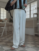Summer Ice Half Banding Slacks