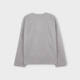 3タップクリップベルベットヘンリーネックTシャツ (2color)