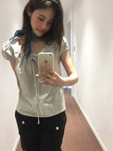 French puff blouse (3color)