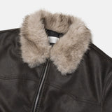 Dept Fur Leather Jacket (3color)