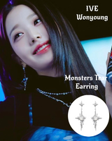 [IVE Wonyoung, Aespa NingNing Pick] Monsters Tear Earring