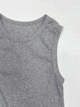 Strap Ribbed Sleeveless