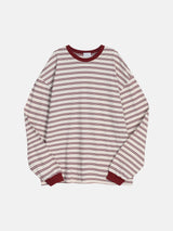 Lower stripe long sleeves 3color