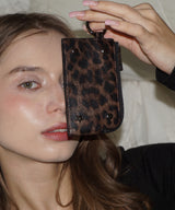 【MADE】ジッピーレザーウォレット [ black, leopard ]