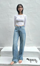 PEARL DENIM PANTS code 18309