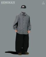 NOF Wrinkle Check Overfit Shirts