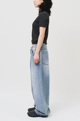(W) Misty String Wide Denim (2color)