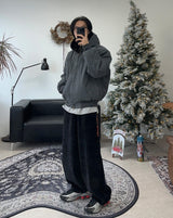 Radis Mink Brushed Velvet Hoodie