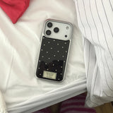[Epoxy] ミニステッチ(black)シルバーバンパーケース