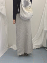 Slim Base String Long Skirt