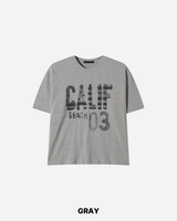カーフプリントショートスリーブTシャツ