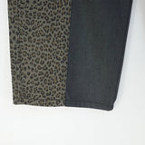 divide leopard denim