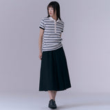 エッセンシャルフレアスカート (BLACK)