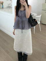 Pintuck Lace Bustier (3 colors)