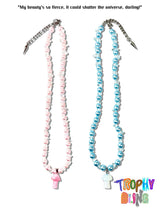 Pink Mushroom Necklace