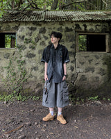 Durant Patch Washed Short Sleeve Denim Shirts