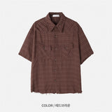 ハイゼ ローエッジ チェックシャツ (3 Colors)