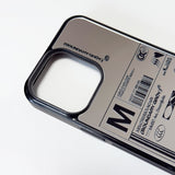 Fresh Love Delivery Label Bumper Mirror Phone Case (BK)