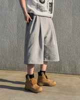 Bant Heavy Sweat Four-Tuck Bermuda Pants