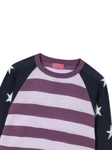 STAR STRIPE KNIT NAVY