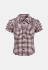 Liora Rustic Check Blouse