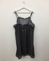 バックボタンシフォンワンピース (1color)