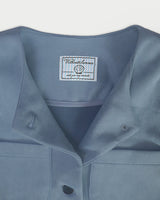 Frill crop jacket_skyblue