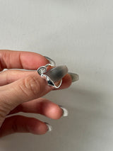 [925silver] Wave knot ring