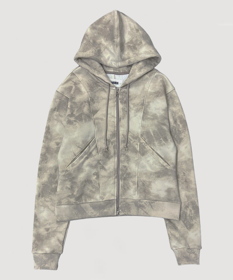 RUST DOUBLE ZIP HOODIE