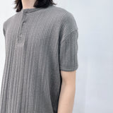 Linear Vintage Silhouette Short-sleeve