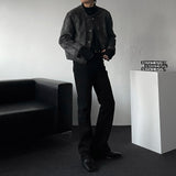 MG mink puffer tweed reversible jacket (2 colors)