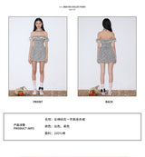 rirri 2025 Spring-Summer  オフショルダーコットンフローラルワンピース
