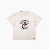 フローラルコアTシャツ | FLAT WHITE