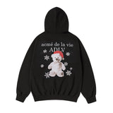 24FW SNOW BEAR HODDIE BLACK