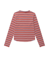 GRANOLA STRIPED LS TEE PINK(CV2GFFT555A)