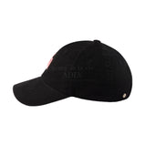 24FW カラーポイントスモールシンボルボールキャップ ブラック