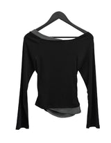 Sherry Layered Boat Neck Tee
